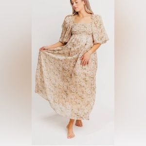 Worth Collective Melody Maxi Dress in Winter Floral